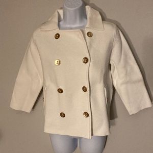 Women's 100% Cotton 3 Quarter Sleeve Double Breasted Coat